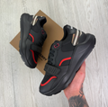 Burberry Men’s Black & Red Ramsey Check Trainers